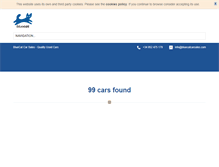 Tablet Screenshot of bluecatcarsales.com